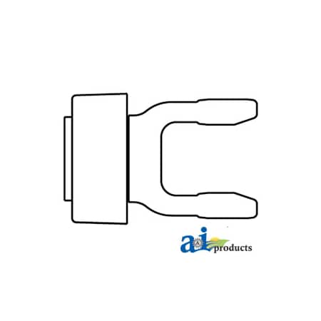 A & I Products Tractor Yoke, Splined 1 3/8" - 21 Spline w/ AS Lock 6" x4" x3" A-W380908-A